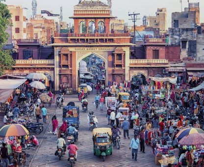 April 2018 - Jodhpur, Rajasthan, India - Market in Jodhpur